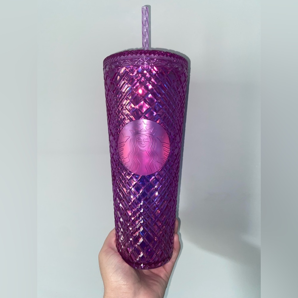 STARBUCKS 2023 Pink Jewel Venti Tumbler